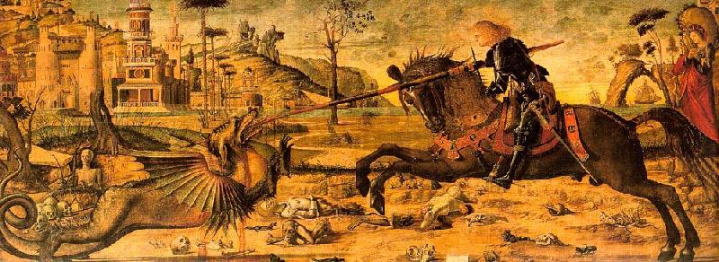 Vittore Carpaccio St.George the Dragon oil painting image
